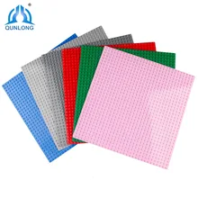 Placas de Base Qunlong Clássico Legoe Baseplates Compatíveis Principais Marcas de Construção Tijolos de Plástico Blocos de Construção de Brinquedos 32*32 Pontos