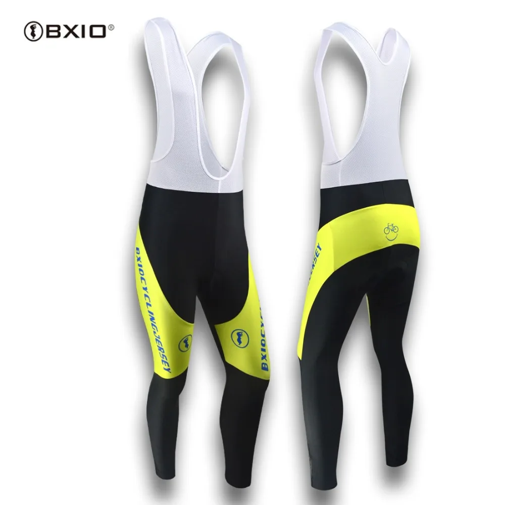

BXIO Winter Cycling Pants Gel Pad Bike Bicycle Trousers Long Culotte Ciclismo Men Funny Thermal Fleece Cycling Wear BX-085-P