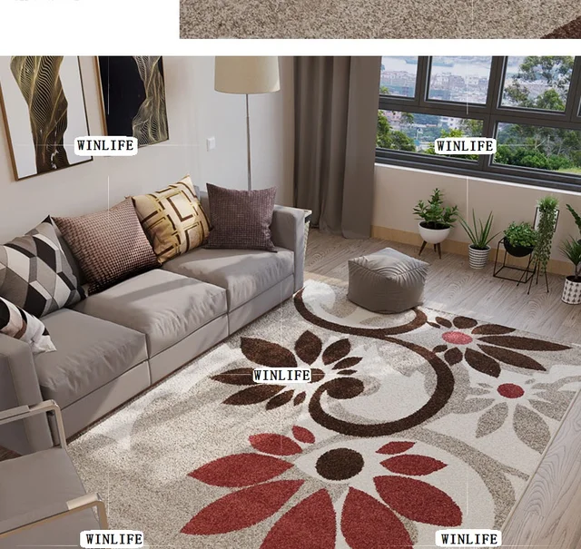 Winlife Nord Europeo Tappeti Florealeplaid Tappeti Per