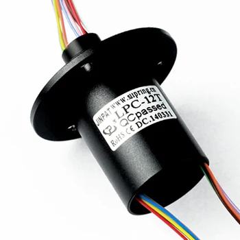 

Capsule Slip Ring High Precision With 12 Circuits 360 Degree Continuous Rotation Gold-On-Gold Contacts For Digital Pantilt