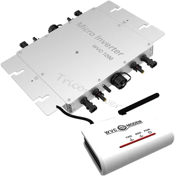 

Solar Power Micro Inverter WVC1200W DC22-50V for Photovoltaic Panel System Trid Tie Inverter