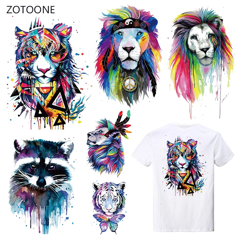 

ZOTOONE Ink Stripes Iron on Transfer Patches on Clothing Diy Patch Heat Transfer for Clothes Decoration Stickers for Kids Gift G
