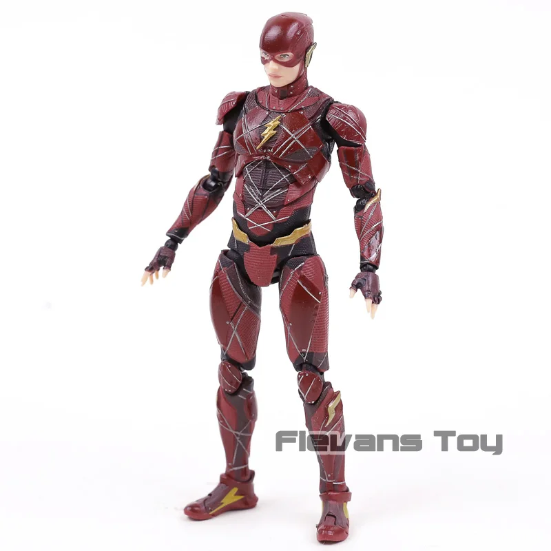 DC Comics Justic League MAFEX 058 флэш-Фигурка Игрушка Кукла Brinquedos фигурные коллекционные модели подарок