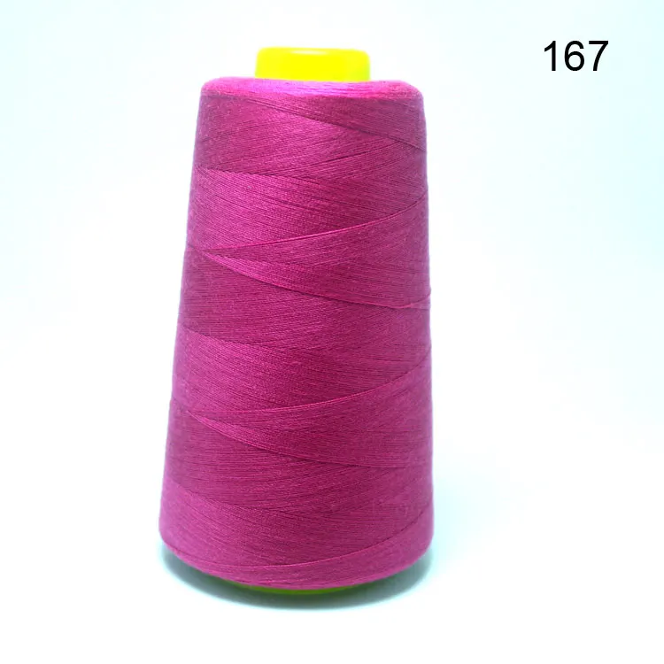 3000 ярдов высокоскоростная швейная нить полиэстер швейная нить тип ручной линии 402-нить для вышивания-02 - Цвет: 167