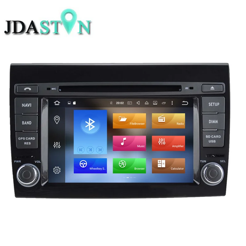 JDASTON 2 DIN 2G Android 6 0 font b Car b font DVD Player For Fiat