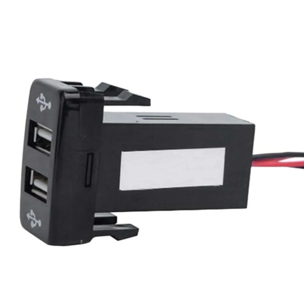

Special Dedicated Car 5V 2.1A USB Interface Socket Charger and USB Audio input Socket use for TOYOTA Hilux VIGO NEW