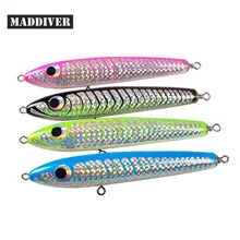 8,6" /100g MADDIVER Topwater деревянный стикбейт GT поверхности троллинг приманки море карандаш лодка рыбалка Искусственные приманки открытым океан Лесоматериалы