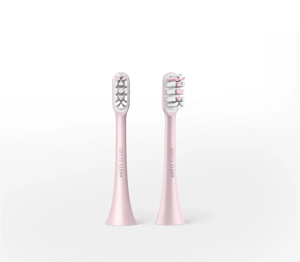 Cabeças de Substituição para Escova de Dentes Bicos para Escova de Dentes Soocas Limpo Metal-livre Reunindo Fda Certificada Elétrica X3u x5 2 Soocas x3u x5 limpo metal-livre reunindo cabeças