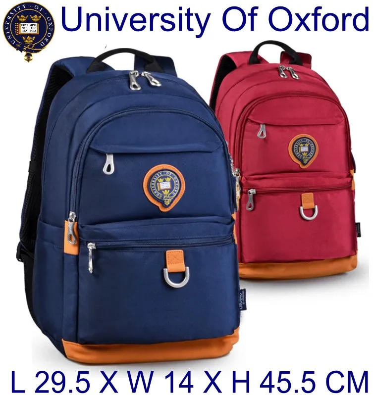 University of Oxford School backpacks For boys girls Spinal care weight