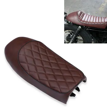 

1PC Vintage Saddle Custom Cafe Racer Seat Universal Hump Seat Refit Cushion Backrest Saddle For Motor Motorcycles
