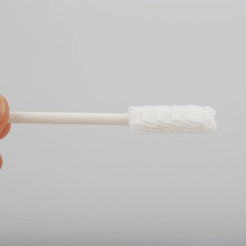 10 шт. одноразовая детская зубная щетка, бумажный прутик с ручкой, очиститель языка, марлевая зубная щетка, очистка полости рта для