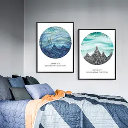 Высокие горы peaksArt холст картины Nordic принты и плакаты на стене дома гостиная украшения без рамки фотографии