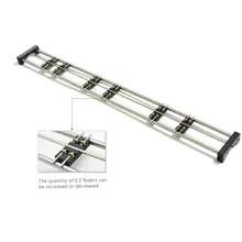 Ho Schaal Modelspoor 1:87 Schaal Trein Rijders Standaard Track Roller Test Stand Met 6 Trolleys Trein Loopband Spoor Lager