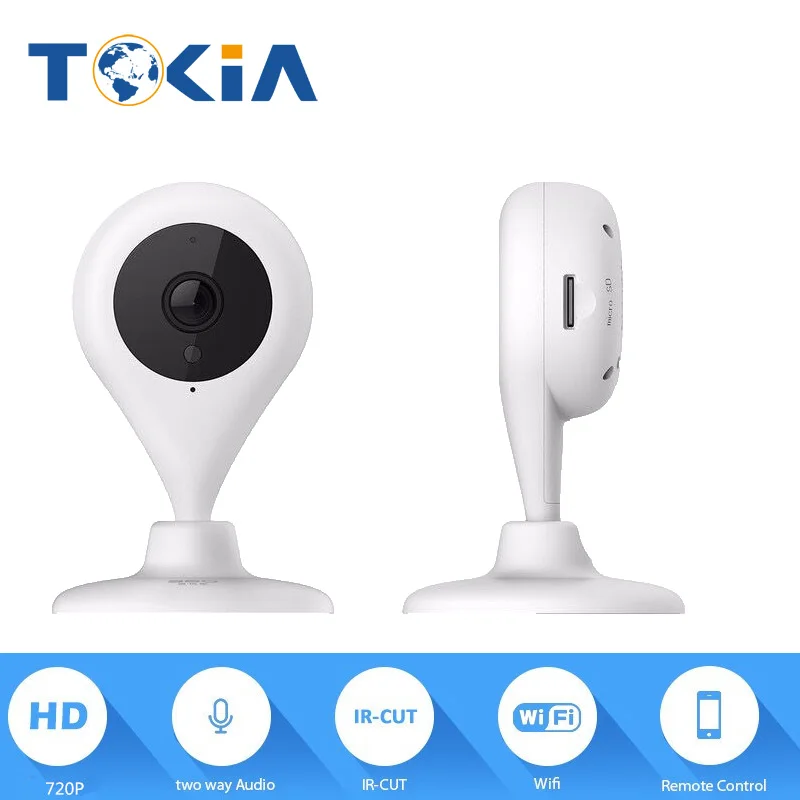 

Free shipping 2106 NEW WIFI Camera Full HD 1.0MP multi-function alarm network camera Built-in microphone wifi security camera