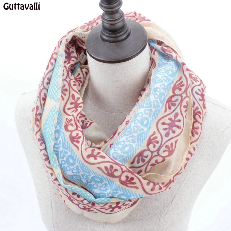 Women/'s Spring summer Fashion Stripe Infinity loop Scarf New