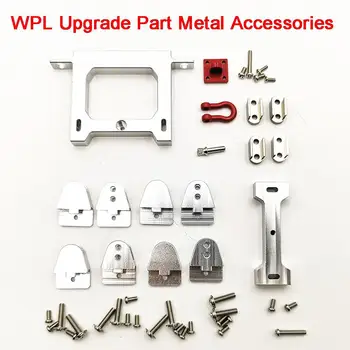 

LeadingStar Four/Six Wheels Military Command Truck Metal Chassis Fittings for WPL B-36 B-14 B-24 B-16 C-14 Q60 64 RC Car