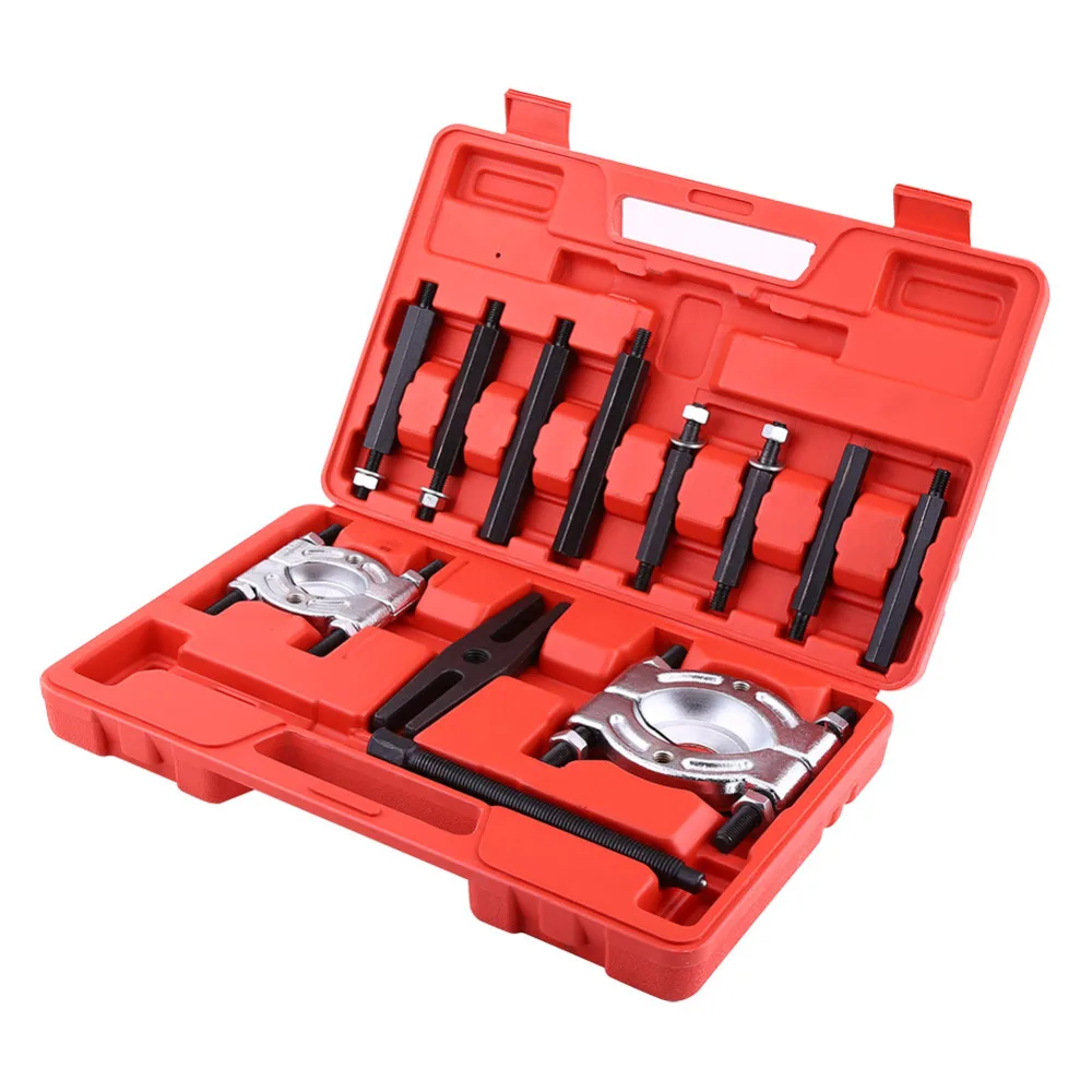 

12pcs/set Car Bearing Splitter Gear Puller Fly Wheel Separator Tools Kit Blow Mold Hand Tool Set With Box For Car Repairing Tool