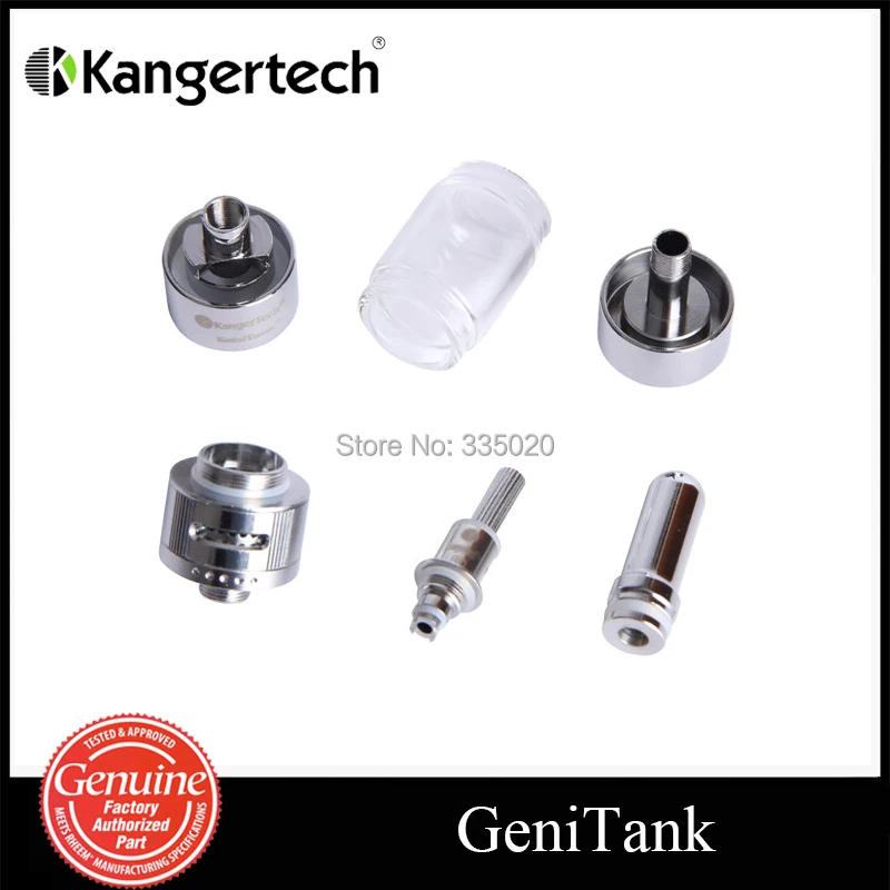 Оригинальный Kanger Genitank сменный клиромайзер с двойной катушкой атомайзер GeniTank