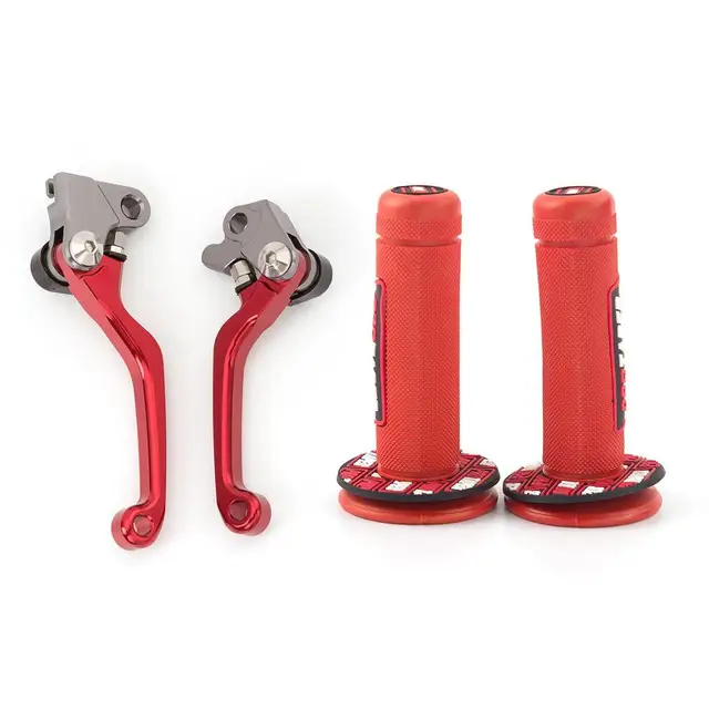 Dirt Bike Pivot Motocross Brake Clutch Levers Hand Grip Handlebar