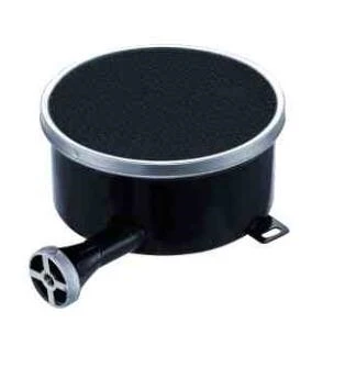 Best Offers  Single tube side gas inlet gas ring burner 110-200mm enamelled infrared gas cooktop burner black plate propane burners cooking