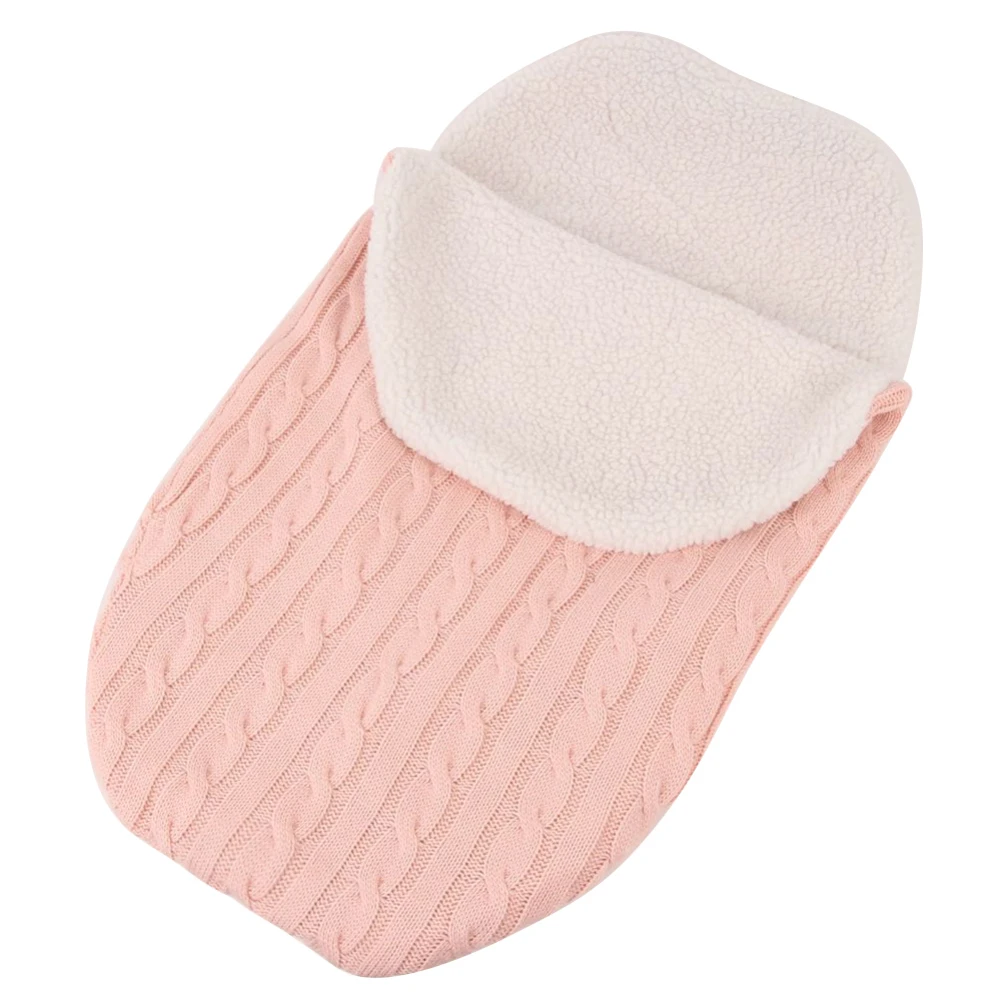 Детский спальный мешок зимний детский вязаный теплый спальный мешок для 0-12 месяцев детская коляска для новорожденных вязаная пеленка спальный мешок