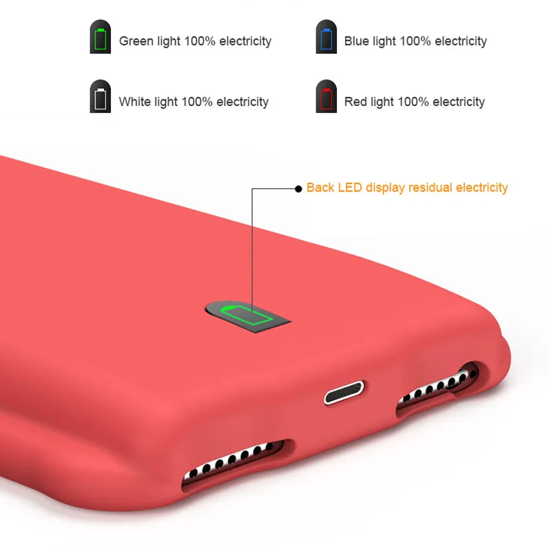 4500 мАч внешний аккумулятор банк питания телефонные чехлы для iPhone 6 6s 7 8 7000 мАч батарея чехол зарядное устройство чехол для iPhone 6/6s/7/8 Plus