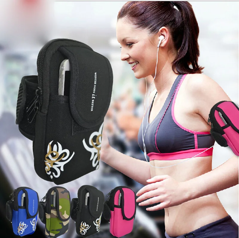 Outdoor Cycling Sport Running Wrist Pouch Mobile CellPhone Arm Bag Pocket Wallet |