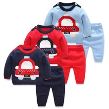 Г. Комплект для маленьких мальчиков и девочек, хлопчатобумажная одежда для младенцев, костюм для маленьких мальчиков свитер+ штаны, 2 предмета, одежда для детей топ для новорожденных