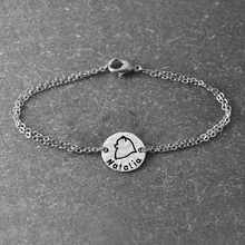 Персонализированный браслет с фигуркой собаки, подвеска для собаки из сплава, индивидуальный, для питомцев имя, Браслет «Pomeranian», подарок для любителей собак