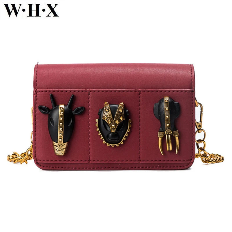 

WHX Women Cartoon Handbags Flap 3D Animal Messenger Bag Panelled Shoulder Crossbody Bags Girl Gift Female handbags