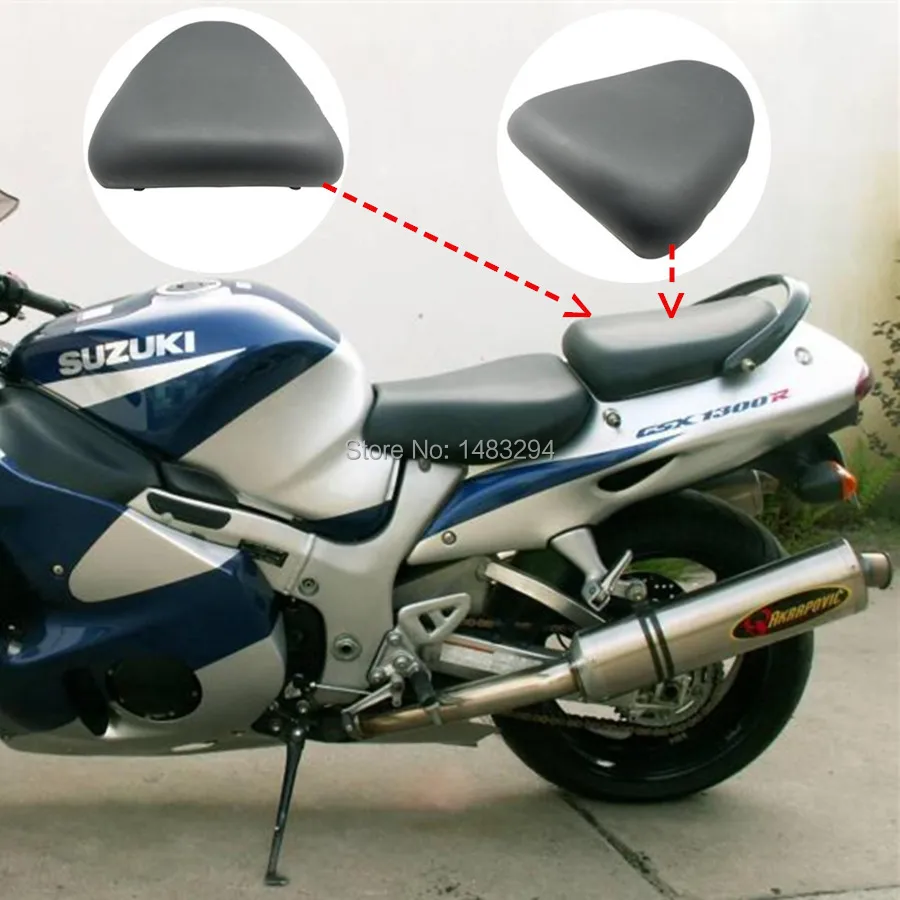 Black Free Shipping Replacement Rear Passenger Seat Pillion Cover Fits