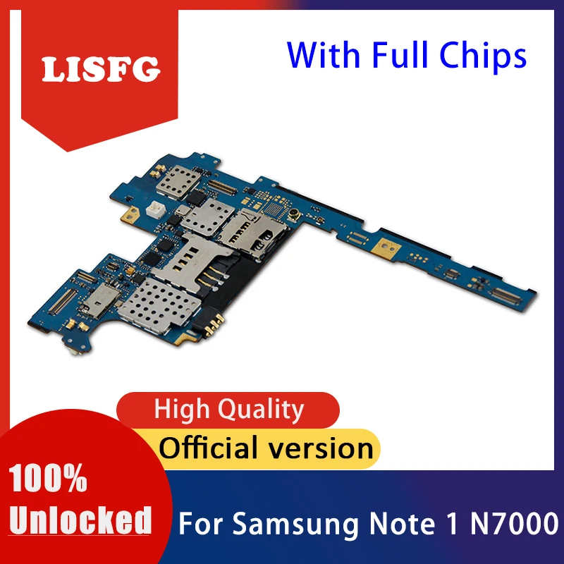 

16GB Europe Version 100% Unlocked motherboard for Samsung Galaxy Note 1 N7000 used unlocked logic Android system motherboard