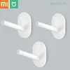 Xiaomi Mihome 3 pièces/ensemble multi-fonction crochets forte salle de bain chambre cuisine vadrouille mur crochets 3kg max charge up importé 3M colle ► Photo 1/6