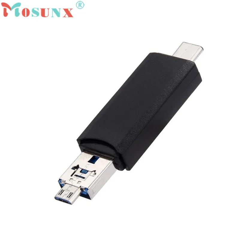 Надежный Тип C usb 2.0/Micro USB адаптер SD/Micro SD Card Reader для смартфонов/pc тип C+ USB-порт+ Micro USB po