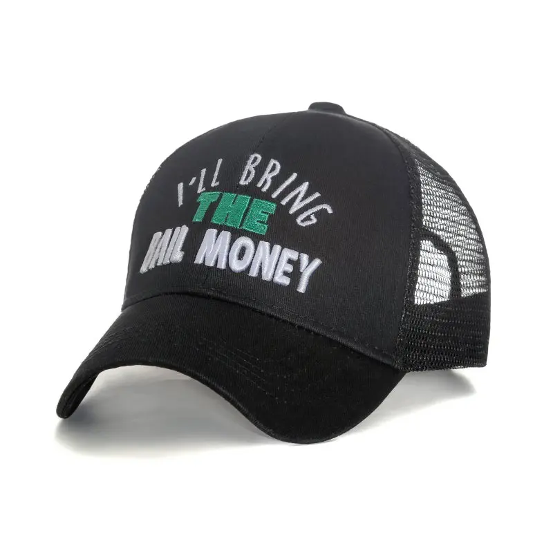 

Fashion Letters Embroidery Baseball Caps Women Ponytail Snapback Hip Hop Hat Summer Mesh Hat I'll Bring The Alcohol/Bail Money