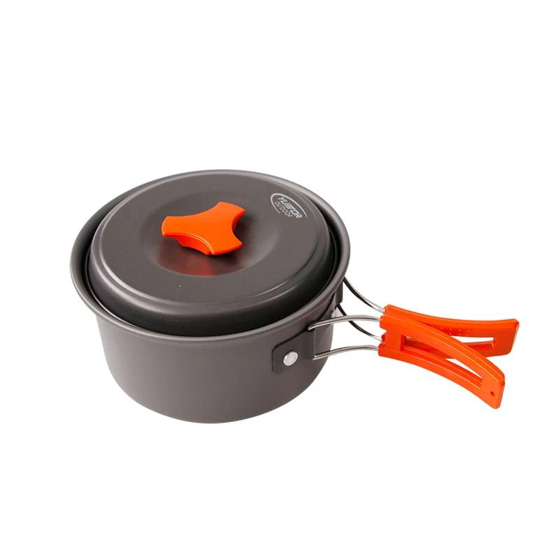 YUETOR al aire libre 1-2 personas de utensilios de cocina de aleación de aluminio de Camping vajilla olla Pan cocina para hacer senderismo Picnic barbacoa YUETOR al aire libre 1-2 personas de utensilios de cocina de aleación de aluminio de Camping vajilla olla Pan cocina para hacer senderismo Picnic barbacoa