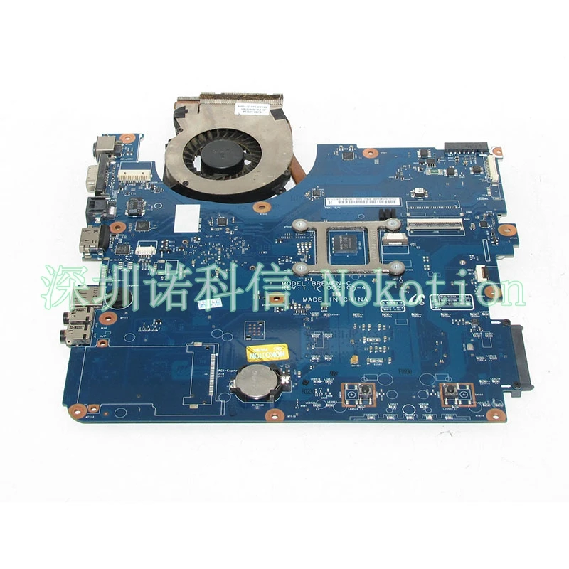 NOKOTION BA92-06785A BA41-01219A اللوحة المحمول لسامسونج R540 NP-R540 اللوحة BREMEN-C HM55 DDR3 مع المبرد