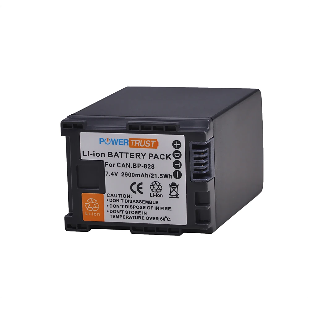 Bateria e Carregador para Canon bp 828 Vixia hf G20 G21 Hfg30 Hfg40 Hfm30 Hfm31 Hfm32 Hfm300 Pcs 2900mah Bp-828 2 Gx10 - Image 6