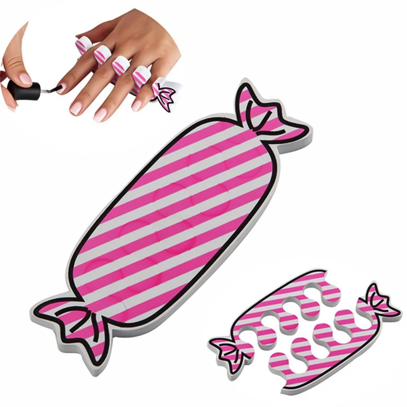 

Nail Art Tools Comfortable Sponge Foam Color Random 2 Pcs/Set Finger Toe Splitter Soft Sponge Foam Repair Toenails Tool
