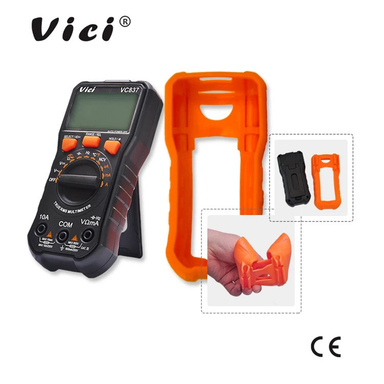 ZYL-YL Precise Instrument VC837 Digital Multimeter NCV Function DMM RMS 3 5/6 Auto Range Capacitance Resistance Frequency Duty Cycle Data Retention 6000 Count Multi Tester ZYL-YL Precise Instrument VC837 Digital Multimeter NCV Function DMM RMS 3 5/6 Auto Range Capacitance Resistance Frequency Duty Cycle Data Retention 6000 Count Multi Tester