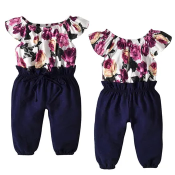 

Baby Bodysuit Kids Toddler Baby Girls Floral Bodysuit Jumpsuit Outfit Sunsuit Clothes Baby Girl Bodysuits Cotton Baby Clothes