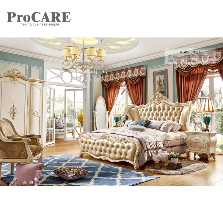 Wooden bed royal classic design headboard european design beds - 932 Wooden bed royal classic design headboard european design beds - 932