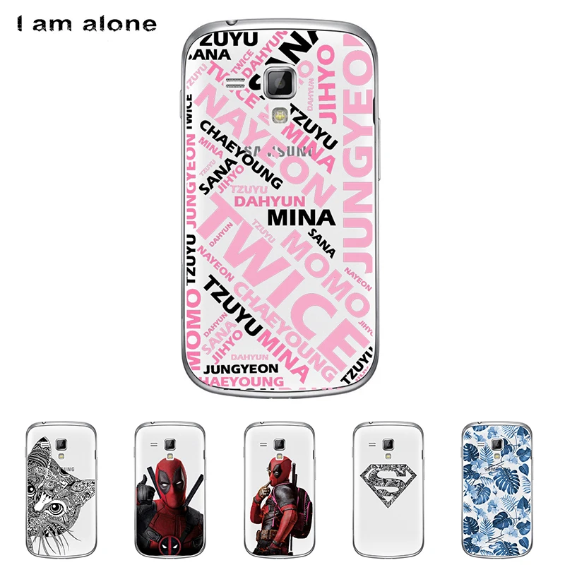 

For Samsung Galaxy S Duos S7562 S7580 S7582 4.0 inch Solf TPU Silicone Color Paint DIY Case Mobile Phone Cover Cellphone Shell