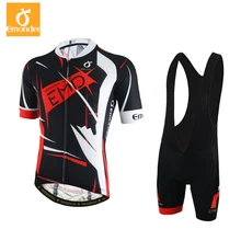 EMONDER 2018 Summer Short Sleeve Cycling Set Mountain Bike Clothing High Quality Bicycle Jerseys Clothes Maillot Ropa Ciclismo