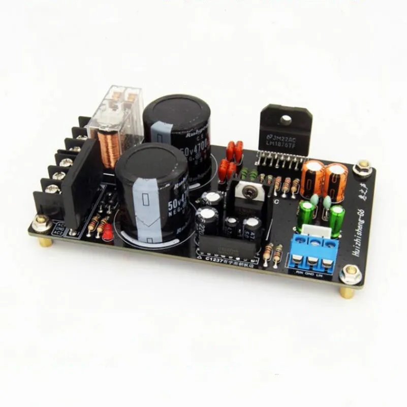 

GHXAMP Hifi LM1876 2.0 Amplifier Board DIY Kits 22W+22W Pure Post-amplifier With UPC1237 Protection For Bookshelf Speaker 1pc