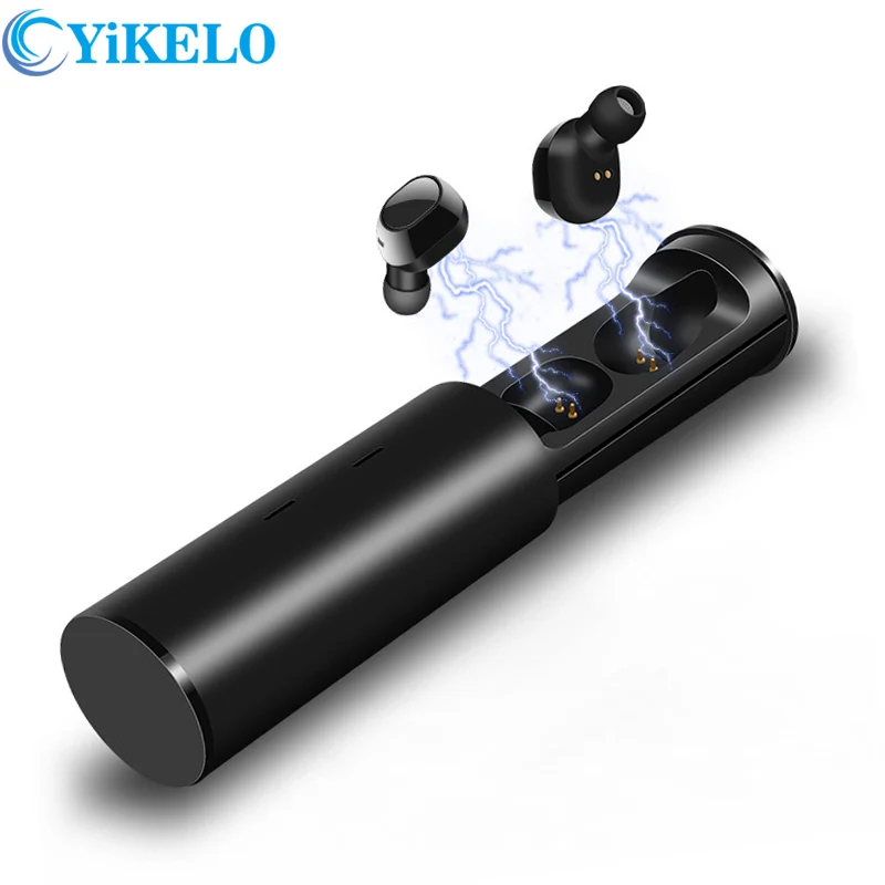 

Bluetooth 5.0 TWS Wireless Earphone Handsfree Mini Headphone Sports Earbuds Phone Sports Noise Cancelling Headset charging box