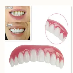 Прямая поставка зубные верхние накладные зубы идеальная улыбка с винирами для зубов комфорт Fit Flex поддельные зубы гигиена полости рта