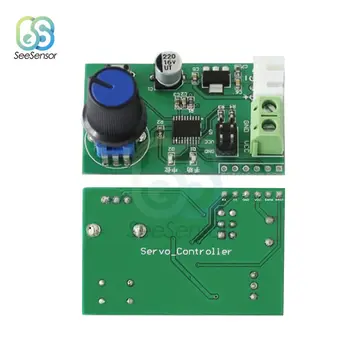 

Dual Servos Knob Serial Port Control Board Futaba MG995 SG90 Steering Gear Debugging Module