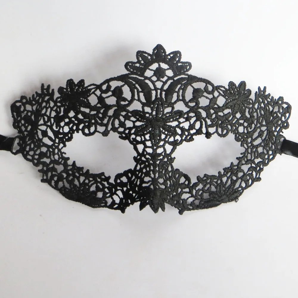 New Girls Woman Lady Fashion Black Cutout Mask Lace Sexy Prom Party Halloween Masquerade Dance Masks Accessories