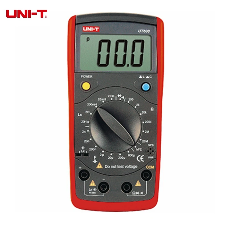 UNI-T UT603 Профессиональный индуктивно-емкостные датчики Измеритель сопротивления емкости омметры
